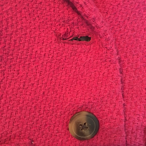 Old Navy, Tweed Peacoat 12-18 MO | Magenta - Picture 9 of 10